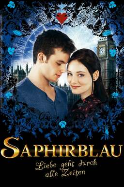 Sapphire Blue Poster